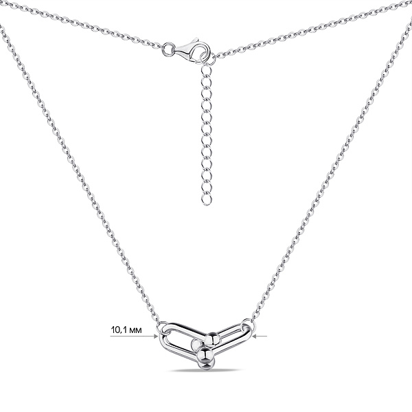 Серебряное колье Trendy Style без камней (арт. 7507/1993) – изображение 3