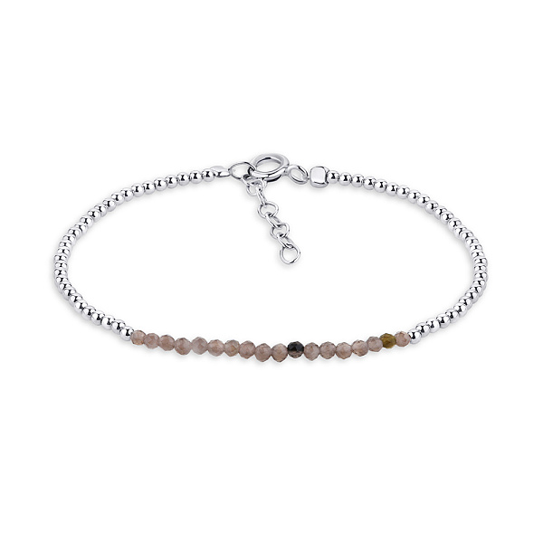 Браслет серебряный с альпинитами (арт. 7509/4220аср) – изображение 1