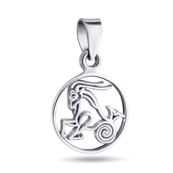 Срібний підвіс "Козеріг" (арт. 7903/3858кз) – зображення 1