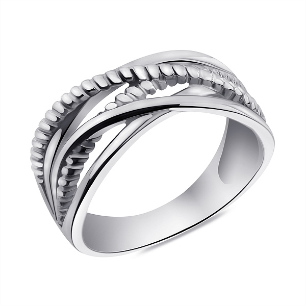 Кольцо серебряное без камней (арт. 7501/7044) – изображение 1