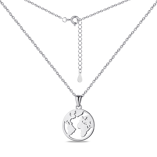 Серебряное колье без камней (арт. 7507/1966) – изображение 2