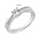Серебряное кольцо с фианитами (арт. 7501/8037) – изображение 2