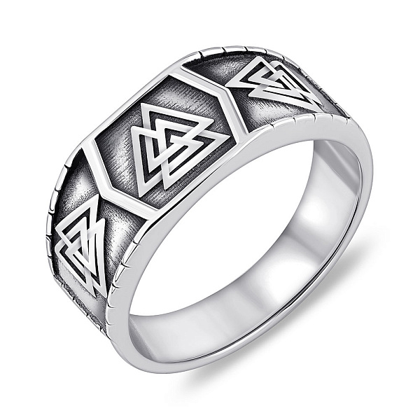 Серебряное кольцо с чернением (арт. 7901/2264) – изображение 1