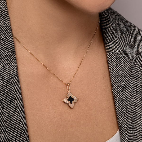 Золотой подвес с ониксом (арт. 441341ао) – изображение 3