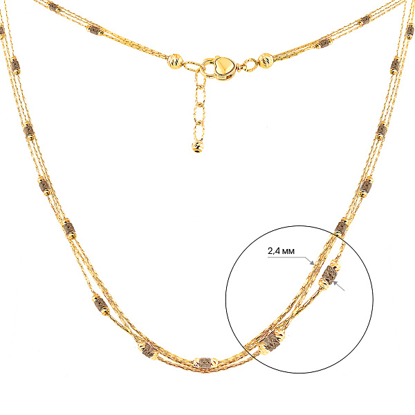 Золоте кольє Francelli (арт. 352449жкр) – зображення 4