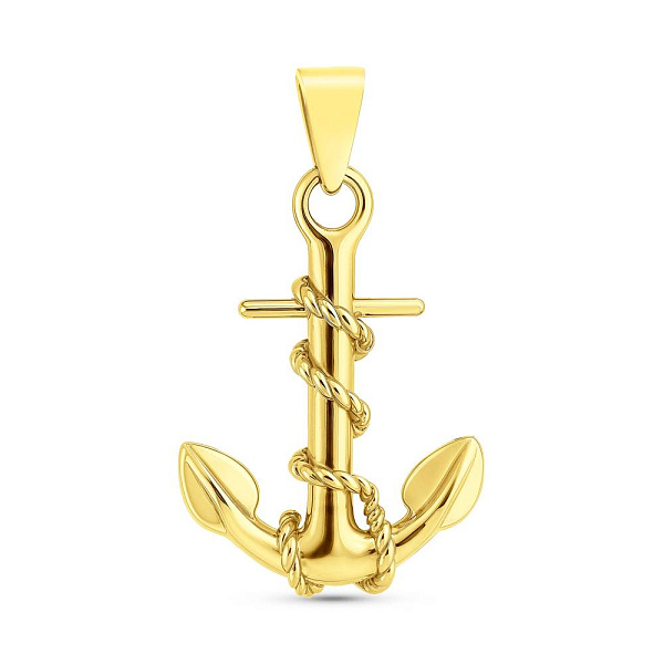 Подвеска золотая Якорь (арт. 422939ж) – изображение 1