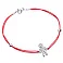 Серебряный браслет с красной нитью (арт. 7309/2073к) – изображение 1