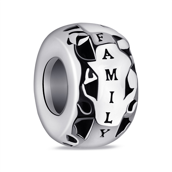 Серебряный шарм Family (арт. 7903/4277) – изображение 1