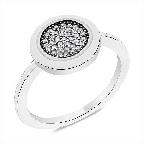 Серебряное кольцо с фианитами (арт. 7901/6178) – изображение 1