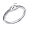 Серебрянное кольцо с фианитами (арт. 7501/1413К) – изображение 2