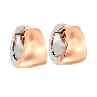 Золоті сережки конго (арт. 110457кб)