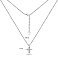 Серебряное колье с фианитами (арт. 7507/875) – изображение 3