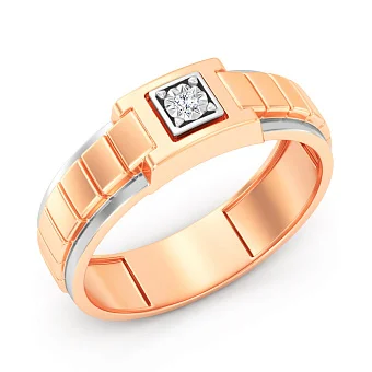 Золота печатка з діамантом (арт. К170085)