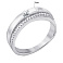 Серебряное кольцо с фианитами (арт. 7501/6769) – изображение 2