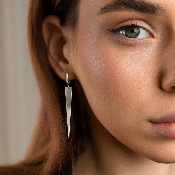 Золотые серьги с подвесками (арт. 105329б) – изображение 2