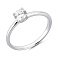 Серебряное кольцо с крупным фианитом (арт. 7501/8273) – изображение 1