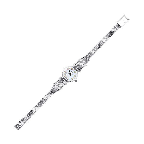 Срібний жіночий годинник з фіанітами (арт. 7926/7110005/1) – зображення 1