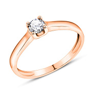 Кольцо из золота для помолвки с бриллиантом (арт. К011096020)