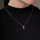 Золотое колье с бриллиантами (арт. Ц011468005) – изображение 2