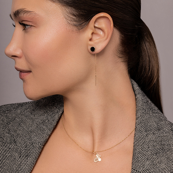 Золотая подвеска Бабочка (арт. 423892) – изображение 3