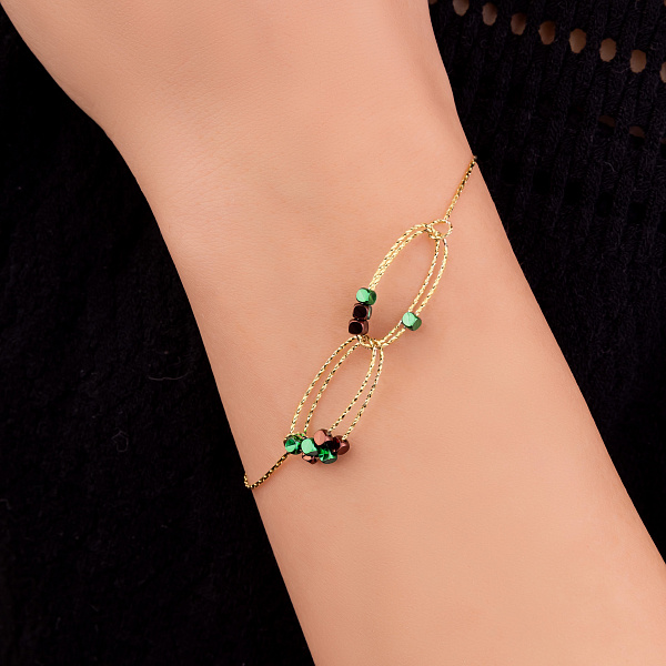 Браслет из желтого золота Francelli (арт. 326557жзкр) – изображение 2