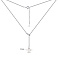 Серебряное колье с жемчугом (арт. 7507/1682жб) – изображение 3