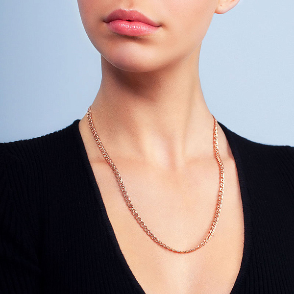 Золотий ланцюжок плетіння Нонна (арт. 302114) – зображення 2