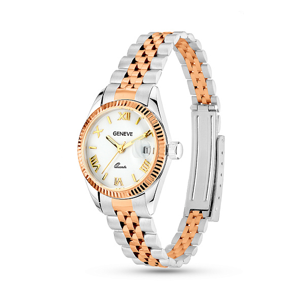 Золотые кварцевые часы (арт. 260246бк) – изображение 1