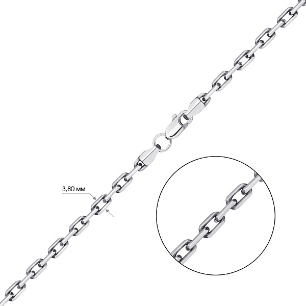 Мужской серебряный браслет (арт. 7909/4106/1) – изображение 2
