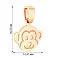 Золота підвіска "Мавпочка" (арт. 440327) – зображення 2