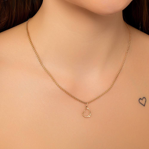 Підвіс Серце з червоного золота (арт. 440704) – зображення 2