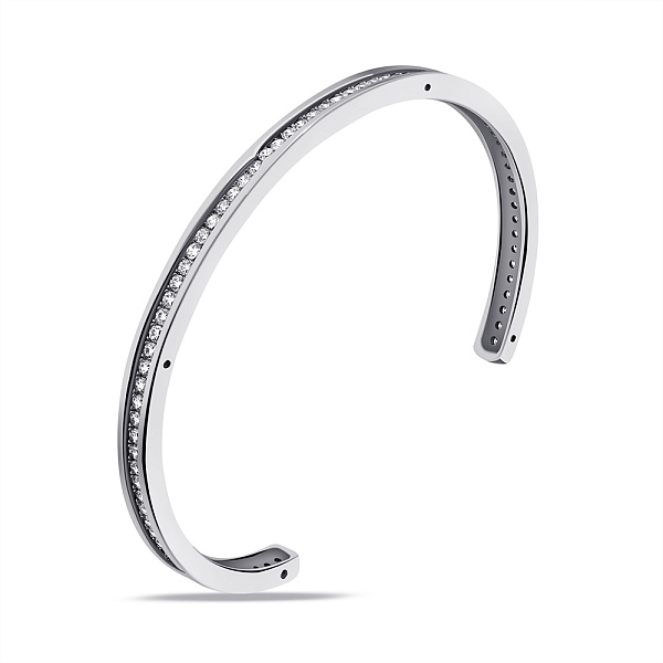 Серебряный браслет с дорожкой из фианитов (арт. 7509/2154) – изображение 1