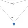 Серебряное колье Звезда с опалом (арт. 7507/КЛ2ОПГ/428) – изображение 3