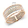 Многослойное кольцо из красного и белого золота (арт. 1401036) – изображение 5