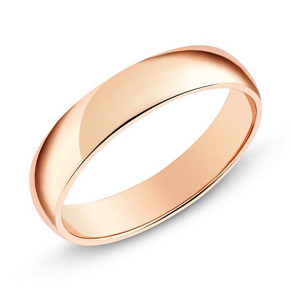 Класична золота обручка Європейка (арт. 239041) – зображення 1