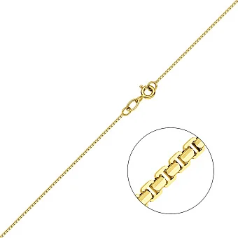 Ланцюжок з жовтого золота плетіння Якірне фантазійне (арт. ц306202жс)