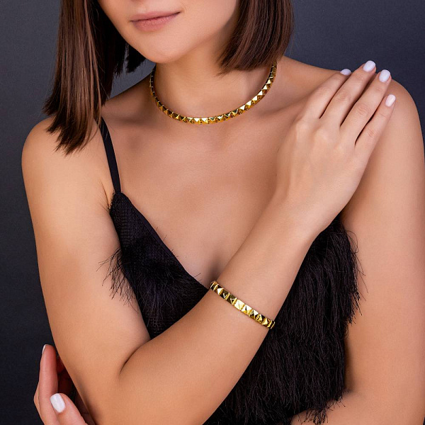 Браслет Francelli из желтого золота (арт. 326110ж) – изображение 6