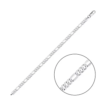 Цепочный браслет из серебра (арт. 0316007)