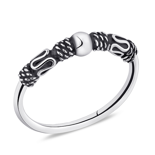 Кольцо из серебра с чернением (арт. 7901/5891) – изображение 1