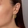 Золотые серьги с подвесками Francelli (арт. 1092059ж) – изображение 2