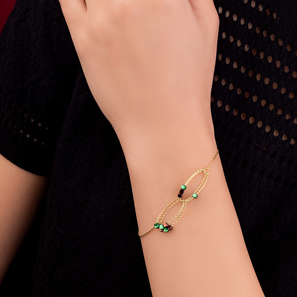 Браслет из желтого золота Francelli (арт. 326557жзкр) – изображение 3