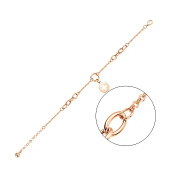 Золотий браслет з підвіскою (арт. 326748П1)