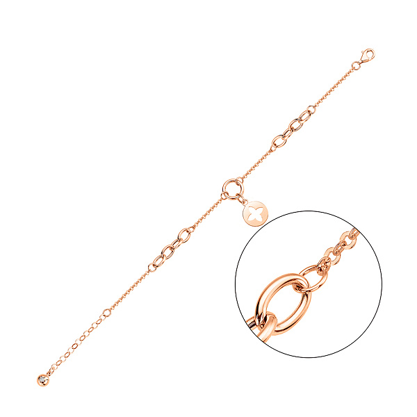 Золотий браслет з підвіскою (арт. 326748П1) – зображення 1