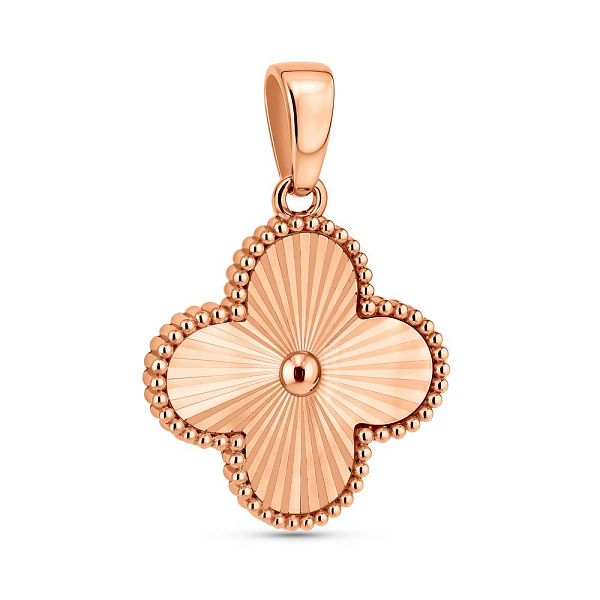 Золотой кулон Клевер (арт. 441316а) – изображение 1