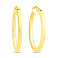 Серьги-кольца из желтого золота (арт. 101329/35ж) – изображение 1
