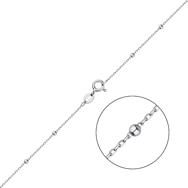 Серебряная цепочка плетения Якорное фантазийное (арт. 7508/226Р1/40) – изображение 1