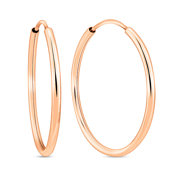 Золоті сережки-кільця (арт. 122600/20) – зображення 1