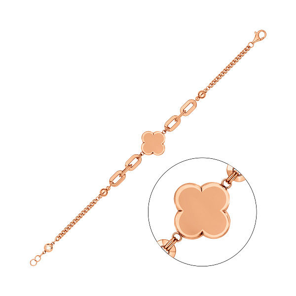 Широкий браслет из красного золота (арт. 3261452) – изображение 1