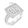 Массивное серебряное кольцо с фианитами (арт. 7501/8608) – изображение 5