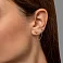 Золоті сережки на два проколи (арт. 1101151) – зображення 5
